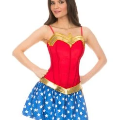 Spirit Halloween Adult Wonder Woman Corset - DC Comics