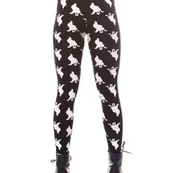 Spirit Halloween Ghost Leggings -Cheap Trick Or Treat Hub Store 01370592 b