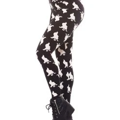 Spirit Halloween Ghost Leggings -Cheap Trick Or Treat Hub Store 01370592 c