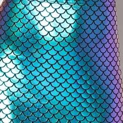 Spirit Halloween Adult Scaled Iridescent Mermaid Skirt -Cheap Trick Or Treat Hub Store 01370618 b