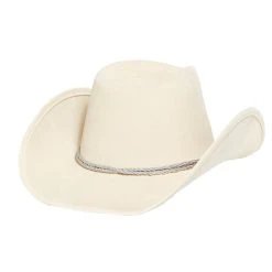 Spirit Halloween Ivory Cowboy Hat -Cheap Trick Or Treat Hub Store 01371095 c