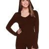 Spirit Halloween Adult Brown Hooded Romper
