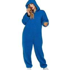 Spirit Halloween Cookie Monster One Piece Costume - Sesame Street 6 Spirit Halloween Cookie Monster One Piece Costume - Sesame Street -Cheap Trick Or Treat Hub Store 01372481 c