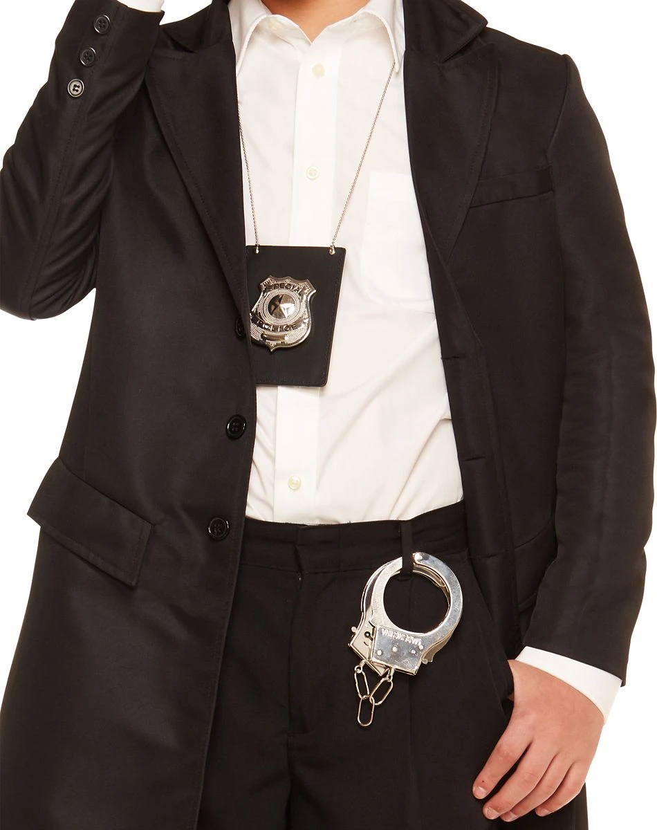 Spirit Halloween Kids Long Black Jacket 2 Spirit Halloween Kids Long Black Jacket - Image 2