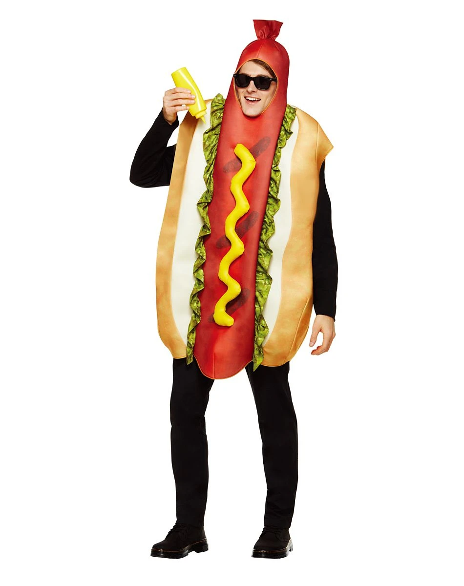 Spirit Halloween Adult Hotdog Costume 1 Spirit Halloween Adult Hotdog Costume