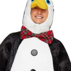 Spirit Halloween Adult Penguin One Piece Costume -Cheap Trick Or Treat Hub Store 01373497 c