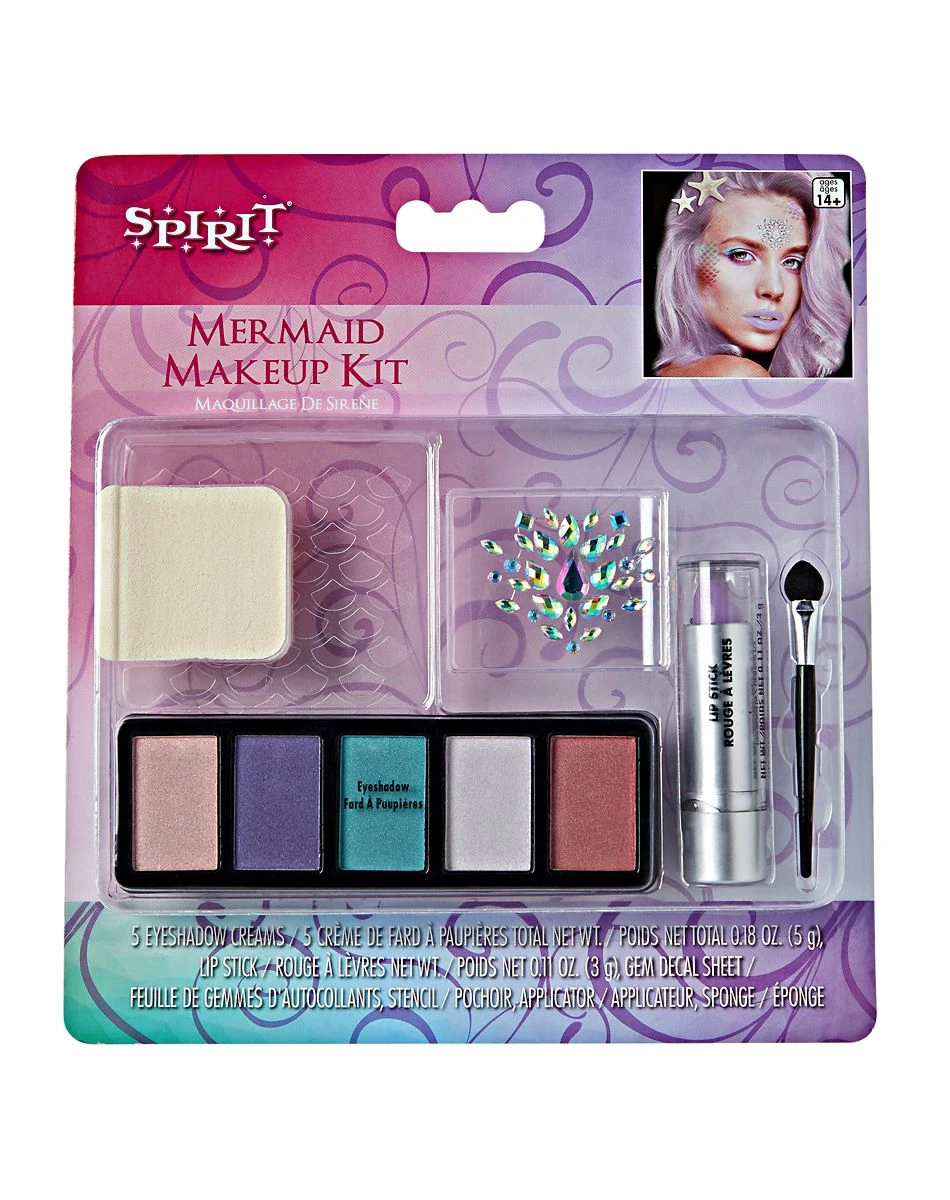 Spirit Halloween Mermaid Stencil Makeup Kit 2 Spirit Halloween Mermaid Stencil Makeup Kit - Image 2