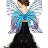 Spirit Halloween Blue and Purple Butterfly Fairy Wings