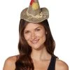 Spirit Halloween Scarecrow Mini Hat Fascinator