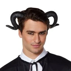 Spirit Halloween Black Devil Horns