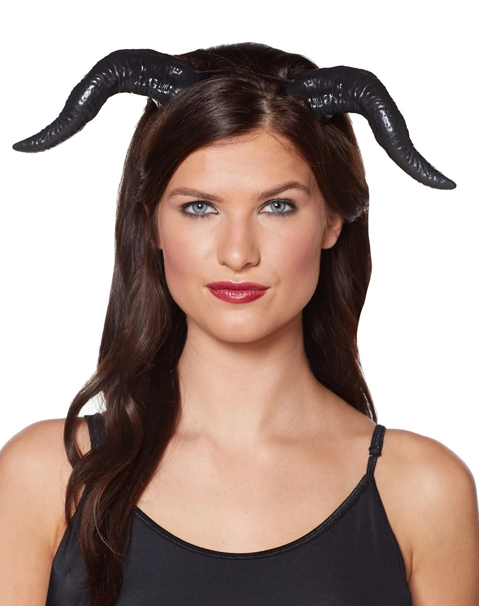 Spirit Halloween Black Devil Horns 2 Spirit Halloween Black Devil Horns - Image 2