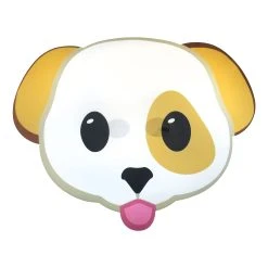 Spirit Halloween Puppy Emoji Half Mask