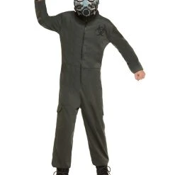 Spirit Halloween Kids Light-Up Biohazard One Piece Costume