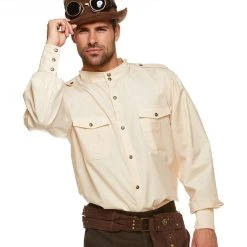 Spirit Halloween Steampunk Button Down Shirt