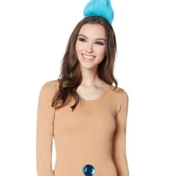 Spirit Halloween Turquoise Troll Costume Kit - Dreamworks