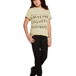 Spirit Halloween Kids Stranger Things Alphabet Wall T Shirt - Stranger Things -Cheap Trick Or Treat Hub Store 01381797 f