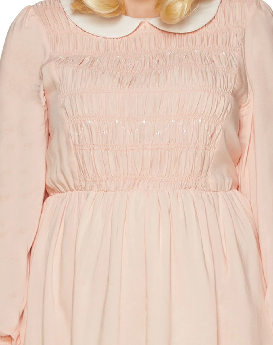 Spirit Halloween Adult Short-Sleeved Eleven Costume - Stranger Things 4 Spirit Halloween Adult Short-Sleeved Eleven Costume - Stranger Things - Image 4