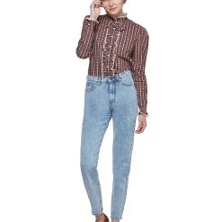 Spirit Halloween Adult Ruffle Barb Shirt - Stranger Things -Cheap Trick Or Treat Hub Store 01382225 c