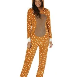 Spirit Halloween Adult Deer Union Suit