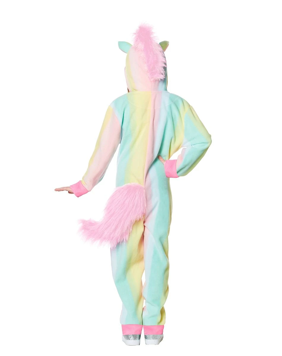 Spirit Halloween Kids Rainbow Unicorn One-Piece Costume 2 Spirit Halloween Kids Rainbow Unicorn One-Piece Costume - Image 2