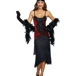 Spirit Halloween Adult Million Dollar Baby Flapper Costume