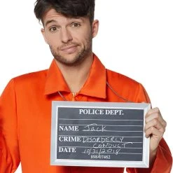 Spirit Halloween Mugshot Sign