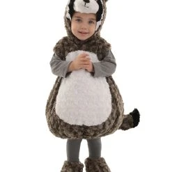 Spirit Halloween Toddler Raccoon Belly Costume