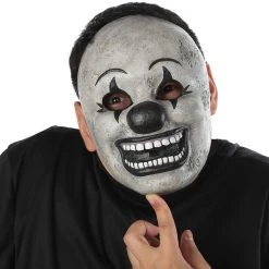 Spirit Halloween Foam Dark Clown Half Mask