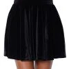 Spirit Halloween Velvet Skater Skirt