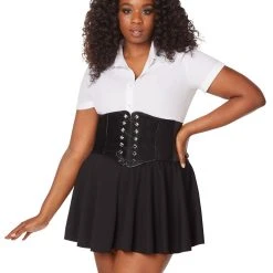 Spirit Halloween Plus Size Black Waist Cincher