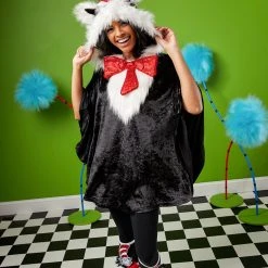 Spirit Halloween Cat In The Hat Poncho - Dr. Seuss
