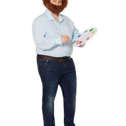 Spirit Halloween Adult Bob Ross Plus Size Costume