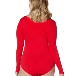 Spirit Halloween Long Sleeve Red Bodysuit -Cheap Trick Or Treat Hub Store 01394188 b