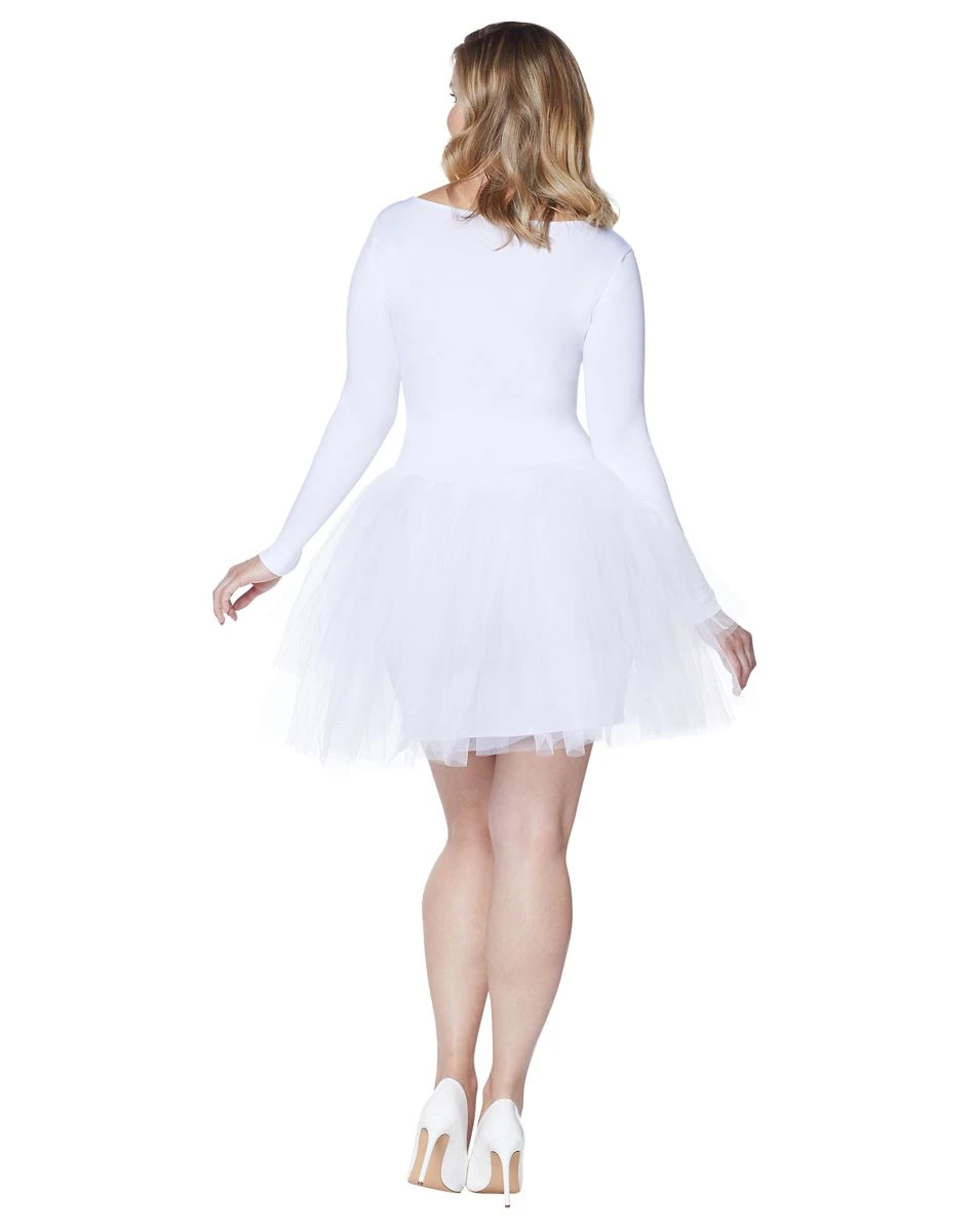 Spirit Halloween White Plus Size Tutu Starter Dress 2 Spirit Halloween White Plus Size Tutu Starter Dress - Image 2