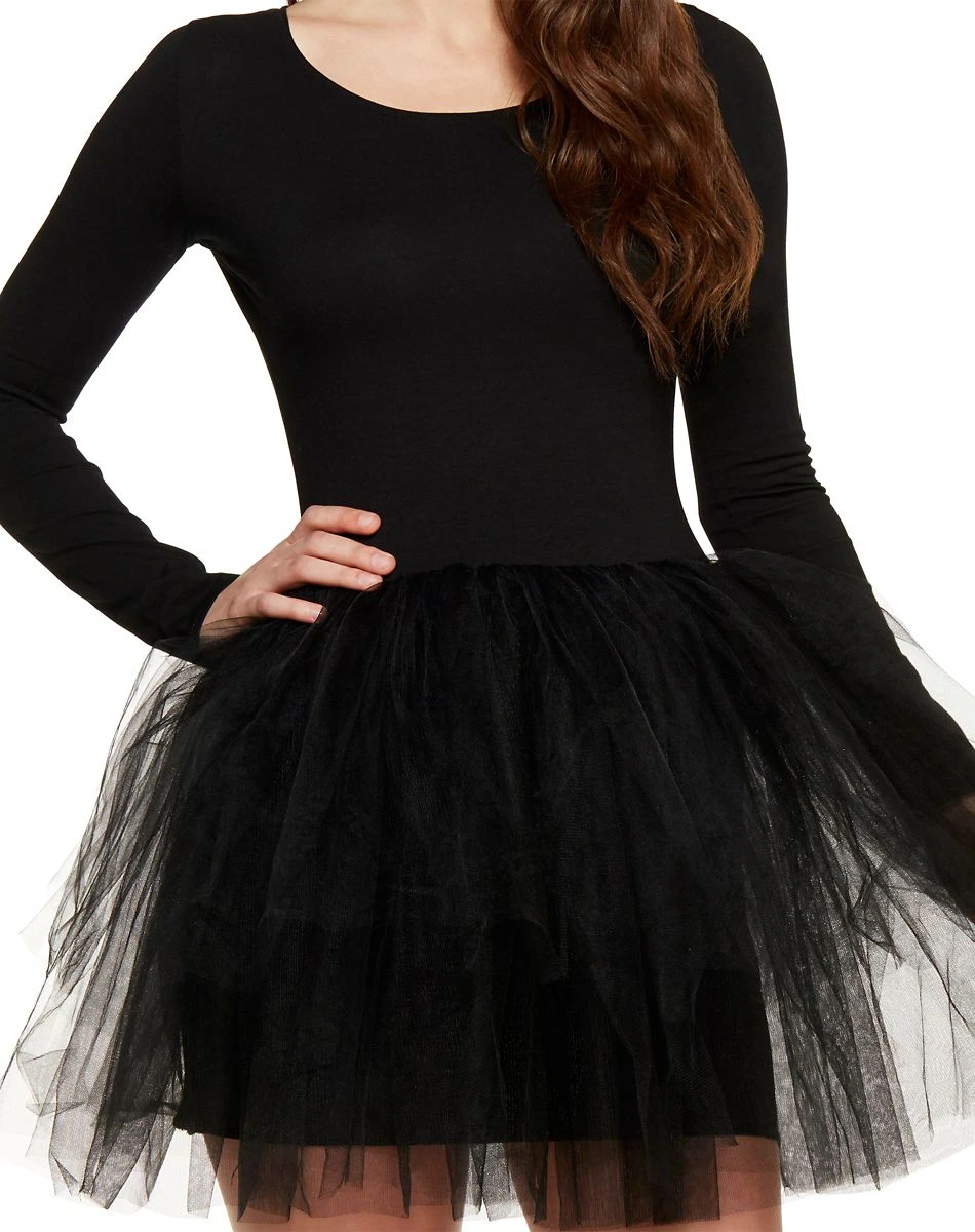 Spirit Halloween Adult Black Starter Tutu Dress 8 Spirit Halloween Adult Black Starter Tutu Dress - Image 8