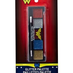 Spirit Halloween Wonder Woman Glitter Palette - DC Comics -Cheap Trick Or Treat Hub Store 01395565 c