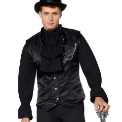 Spirit Halloween Striped Victorian Vampire Vest