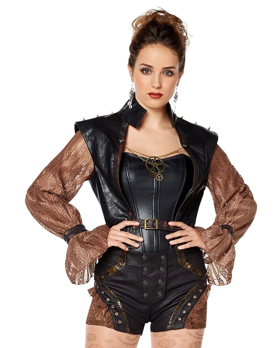Spirit Halloween Steampunk Spiked Jacket 1 Spirit Halloween Steampunk Spiked Jacket