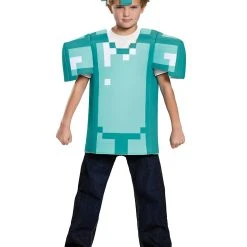 Spirit Halloween Kids Armor Shirt Set - Minecraft