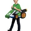 Spirit Halloween Kids Luigi Ride-A-Long Costume - Mario Bros