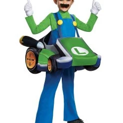 Spirit Halloween Kids Luigi Ride-A-Long Costume - Mario Bros 5 Spirit Halloween Kids Luigi Ride-A-Long Costume - Mario Bros -Cheap Trick Or Treat Hub Store 01397322 c