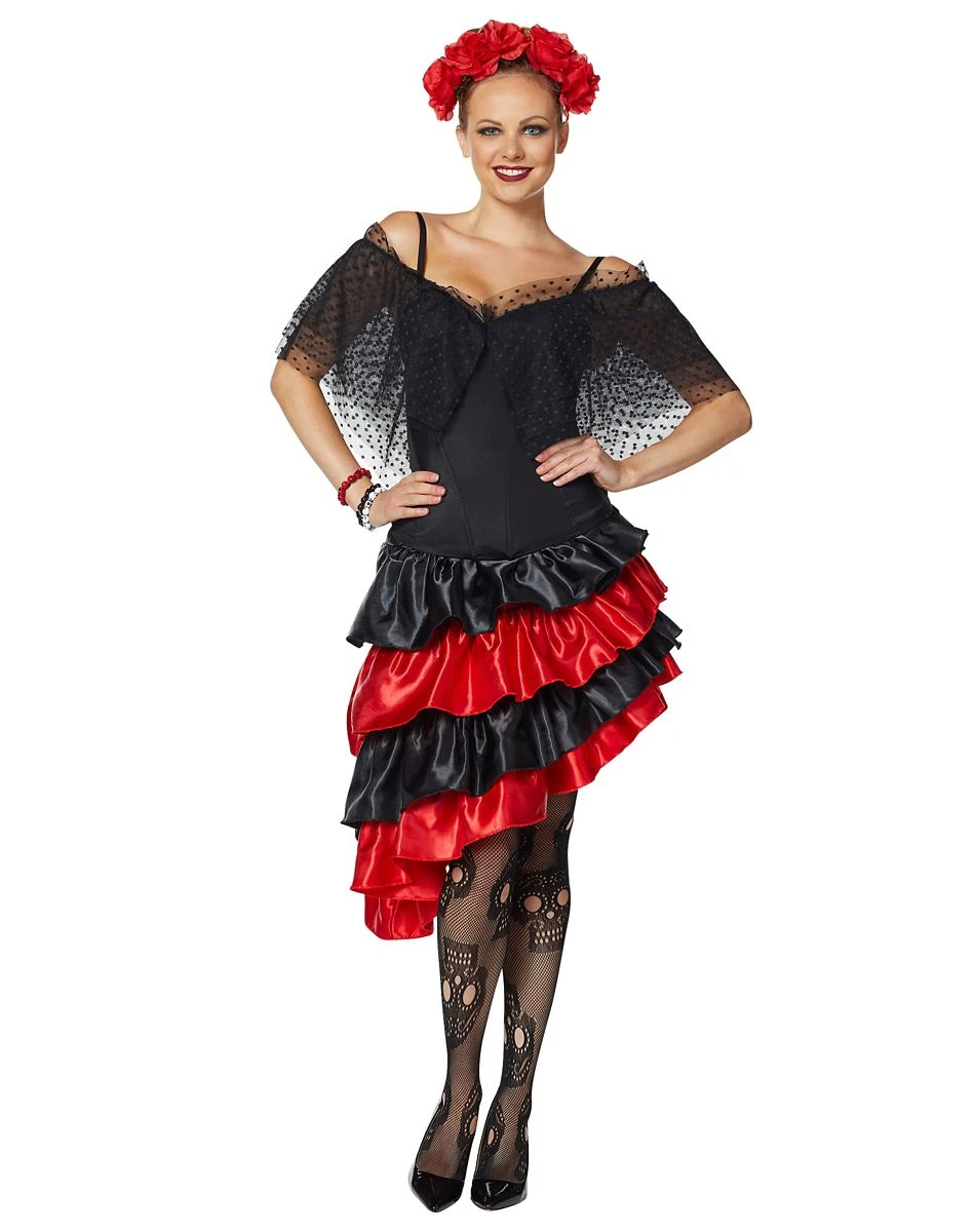Spirit Halloween Black Ruffle Corset 3 Spirit Halloween Black Ruffle Corset - Image 3