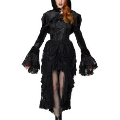 Spirit Halloween Hooded Capelet Jacket -Cheap Trick Or Treat Hub Store 01398205 c