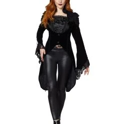 Spirit Halloween Women's Victorian Vampire Jacket -Cheap Trick Or Treat Hub Store 01398247 c