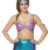 Spirit Halloween Purple Mermaid Bra
