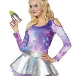 Spirit Halloween Galaxy Print Bodysuit -Cheap Trick Or Treat Hub Store 01399435 c