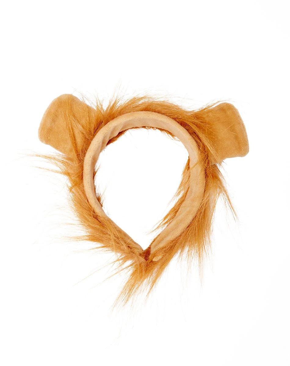 Spirit Halloween Faux Fur Lion Ear Headband 2 Spirit Halloween Faux Fur Lion Ear Headband - Image 2