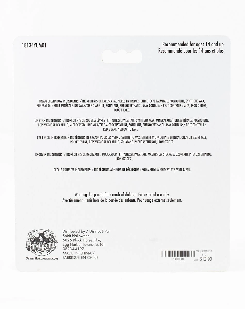 Spirit Halloween Steampunk Makeup Kit 3 Spirit Halloween Steampunk Makeup Kit - Image 3