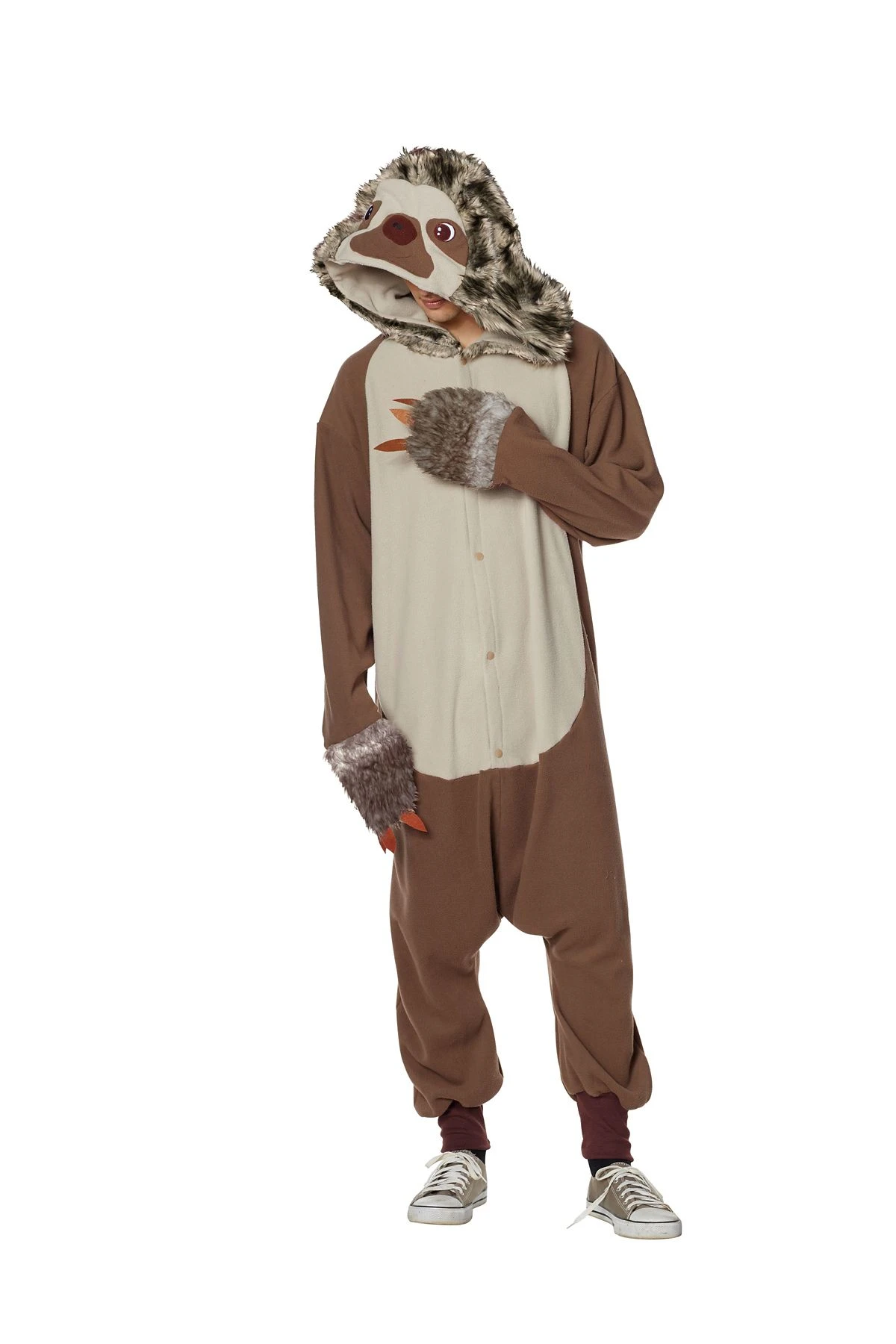 Spirit Halloween Adult Sloth Pajama Costume 1 Spirit Halloween Adult Sloth Pajama Costume