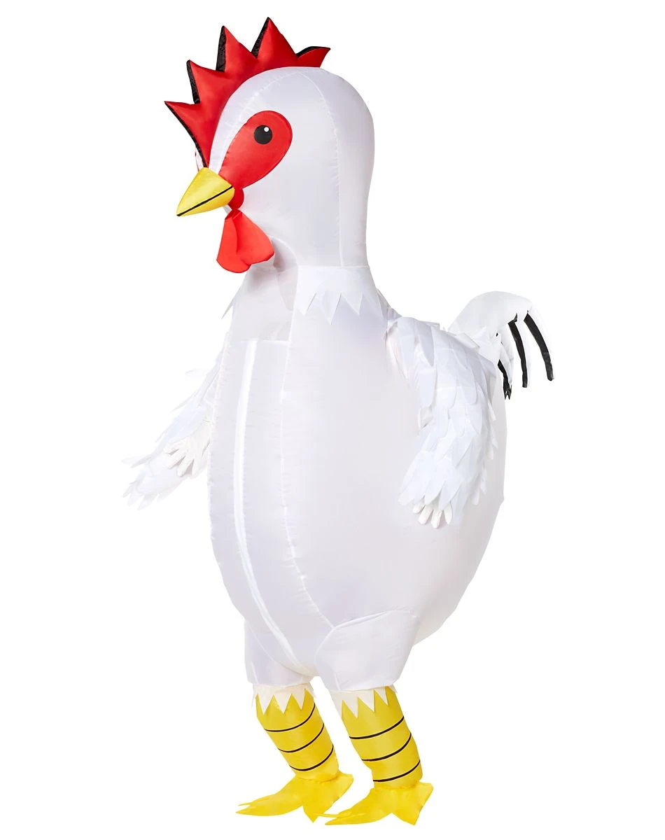 Spirit Halloween Adult Chicken Inflatable Costume 1 Spirit Halloween Adult Chicken Inflatable Costume